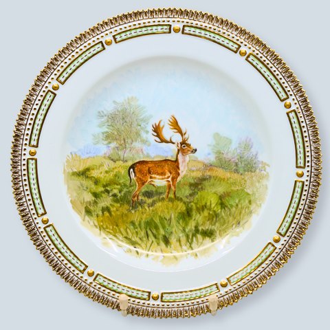 Royal Copenhagen, Flora Danica Animal; Dinnerplate 25,5 cm No. 3549 Royal Copenhagen, Flora Danica Animal; Dinnerplate 25,5 cm No. 3549